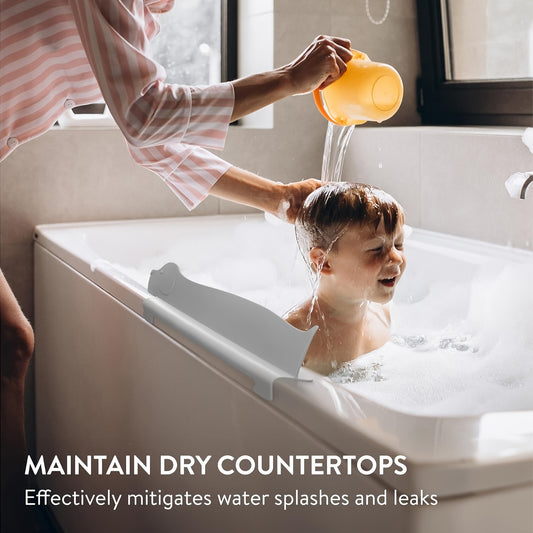 Adorable Puppy Silicone Sink Splash Guard - Durable Non-Slip Suction Cup Mount, High Quality Anti-Oil Splash Barrier for Kitchen & Bathroom Sinks, Cute Dog Design Countertop Protector, Playful Home Accessory