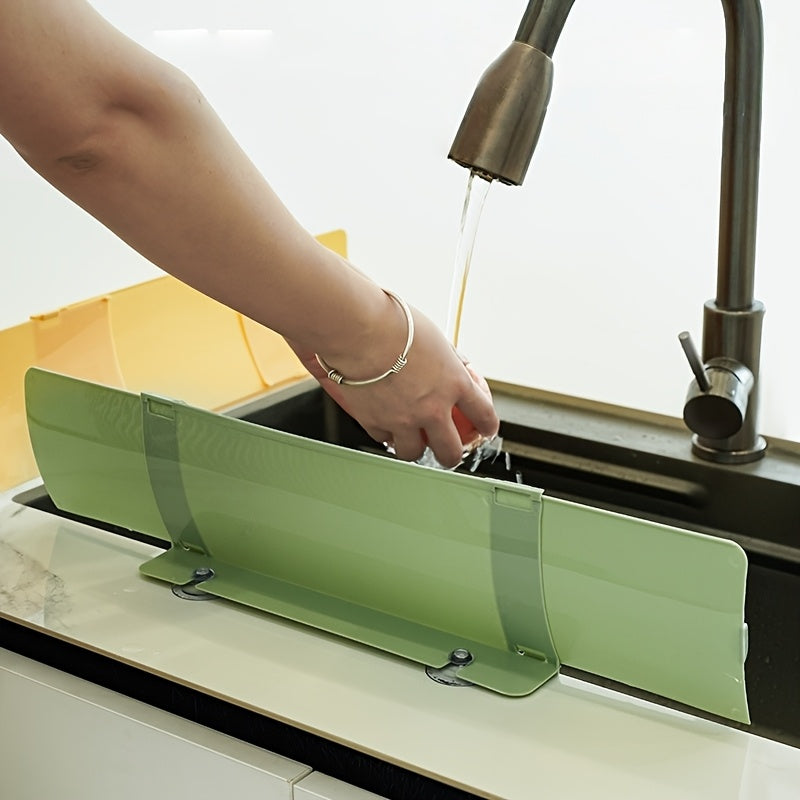 Absorbent Plastic Sink Splash Guard, Practical Water Barrier for Face Washing Basin Suitable for Laboratory, Sinks, Dishes, Vegetable Bins, Kitchen Utensils