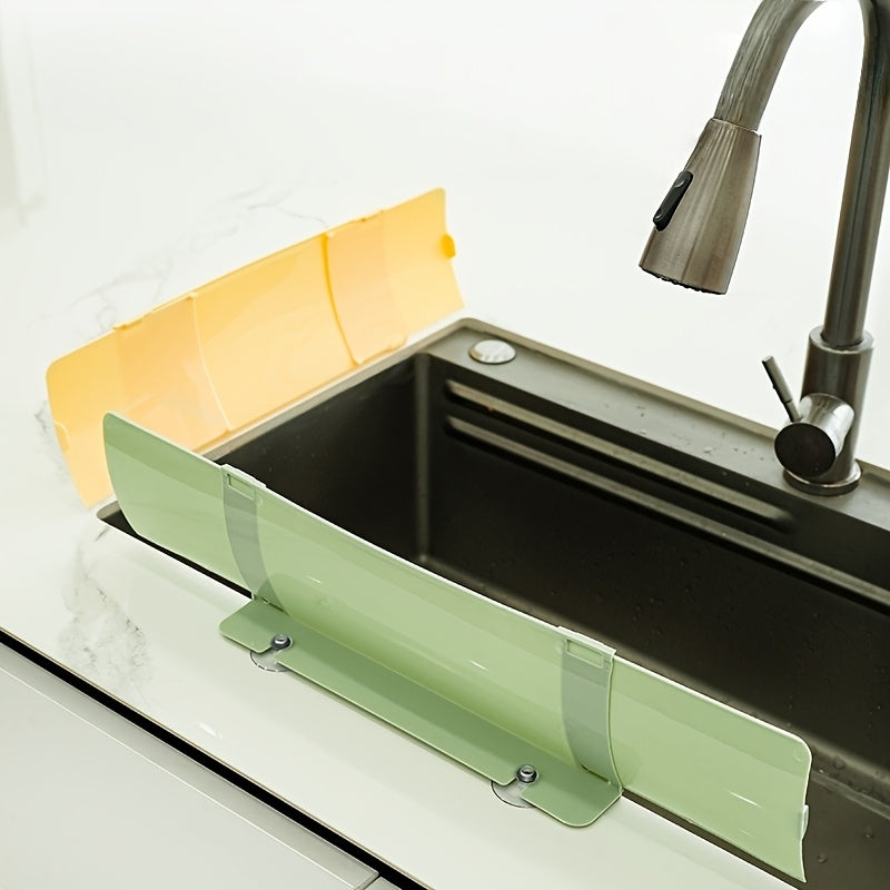 Absorbent Plastic Sink Splash Guard, Practical Water Barrier for Face Washing Basin Suitable for Laboratory, Sinks, Dishes, Vegetable Bins, Kitchen Utensils