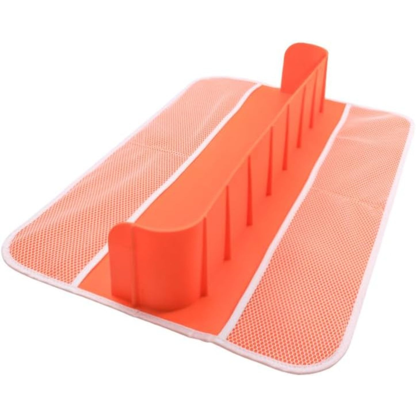 YIOBUDE Splash Guard for Bathtub,21.7'' Silicone Bathtub Splash Guard, Bathtub Splash Guard with 4 Mesh Storage Organizer,with 8 Suction Cups Topper Splash Guard (Green)