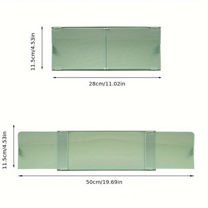 Absorbent Plastic Sink Splash Guard, Practical Water Barrier for Face Washing Basin Suitable for Laboratory, Sinks, Dishes, Vegetable Bins, Kitchen Utensils